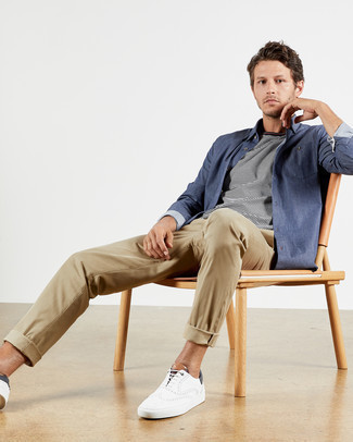 Какие броги носить с светло-коричневыми брюками чинос