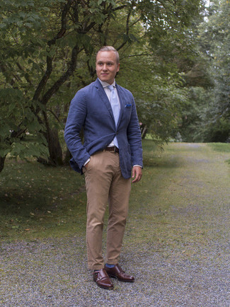 Какие монки носить с светло-коричневыми брюками чинос