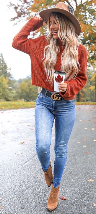 С чем носить светло-коричневую шляпу женщине