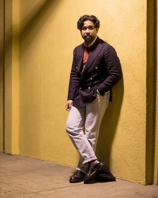 Какие туфли дерби носить с светло-коричневыми джинсами