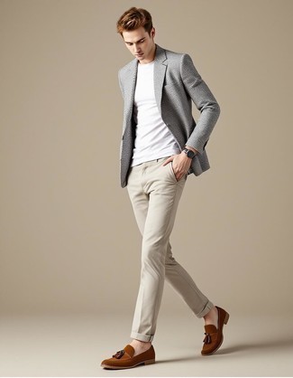 С чем носить вязаную куртку мужчине