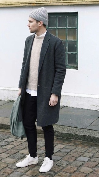 С чем носить вязаный шарф мужчине