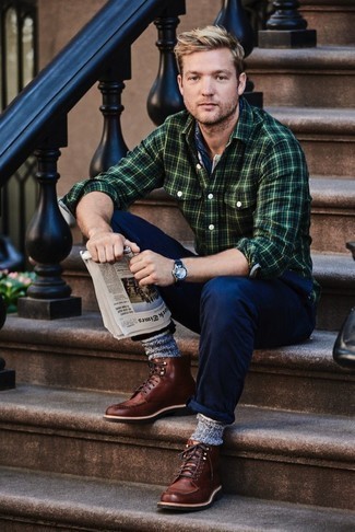 С чем носить вязаные носки мужчине