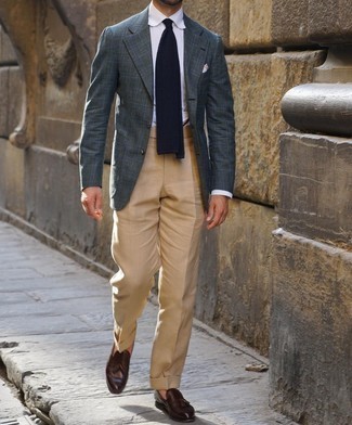 С чем носить вязаный галстук мужчине