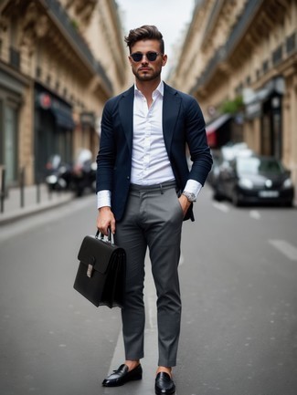 С чем носить кожаный портфель