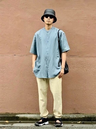 С чем носить кожаную панаму мужчине