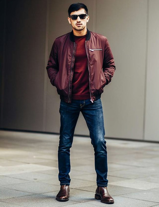 С чем носить кожаные ботинки челси мужчине