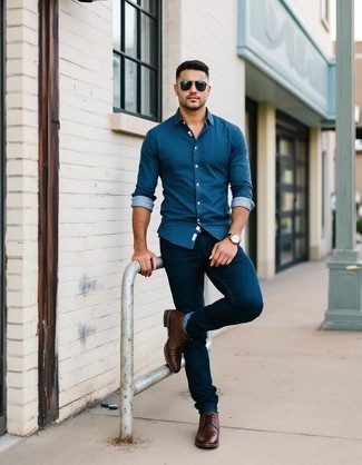 С чем носить кожаные ботинки дезерты