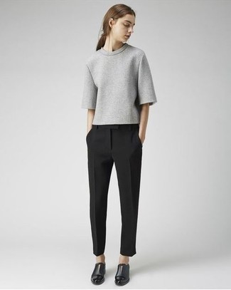 С чем носить кожаные монки с двумя ремешками женщине