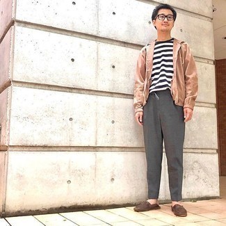 С чем носить кожаные эспадрильи мужчине