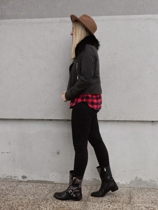 С чем носить кожаные полусапоги