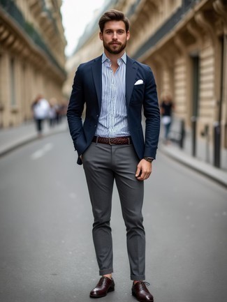 С чем носить кожаные оксфорды