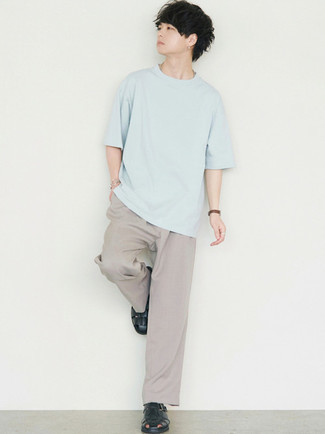 С чем носить кожаные сандалии мужчине