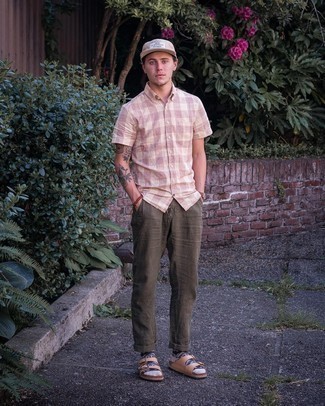 С чем носить кожаные сандалии мужчине