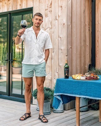 С чем носить кожаные сандалии мужчине