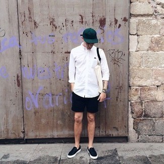 С чем носить кожаные слипоны мужчине