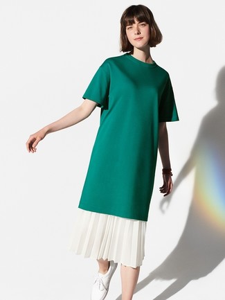 С чем носить кожаные кеды женщине