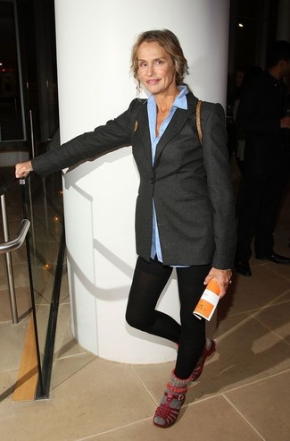 С чем носить леггинсы за 60 лет