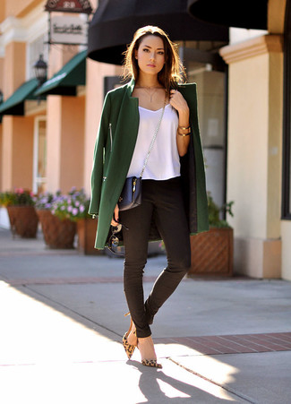 С чем носить туфли с леопардовым принтом