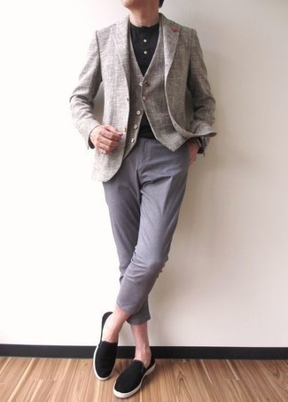 Какие пиджаки носить с голубыми брюками чинос