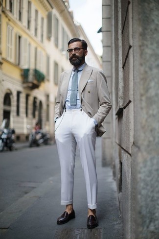 С чем носить голубой галстук мужчине