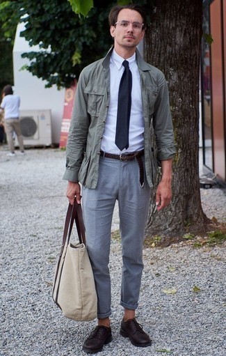 С чем носить светло-фиолетовые туфли дерби