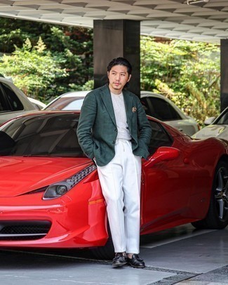 С чем носить льняной пиджак мужчине