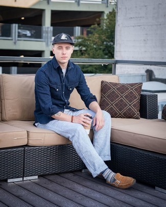 С чем носить льняные брюки чинос