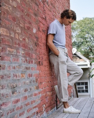 С чем носить льняные брюки чинос