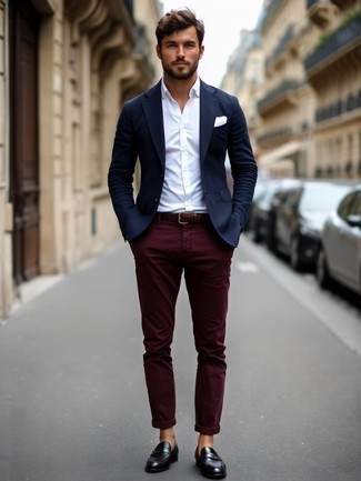 Как носить лоферы с брюками чинос