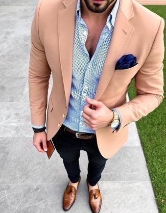 Как носить лоферы с брюками чинос