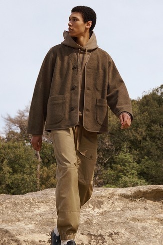 Как носить лоферы с худи мужчине