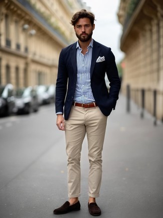 С чем носить лоферы мужчине в деловом стиле