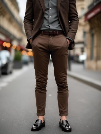 С чем носить лоферы мужчине осень