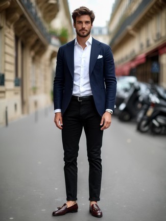 С чем носить лоферы мужчине в деловом стиле