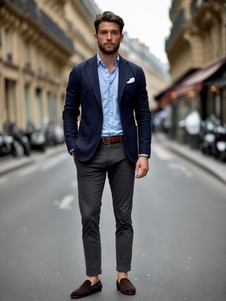 С чем носить лоферы мужчине в деловом стиле