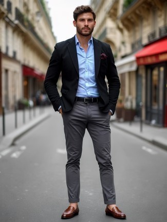 С чем носить лоферы мужчине в деловом стиле