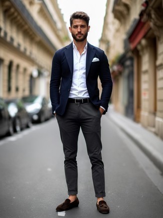 С чем носить лоферы мужчине в деловом стиле