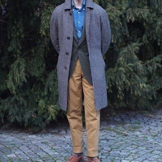 С чем носить лоферы мужчине в холод