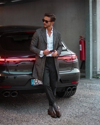 С чем носить лоферы мужчине в холод