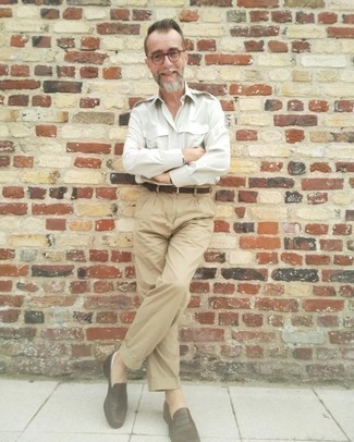 С чем носить лоферы за 50 лет мужчине