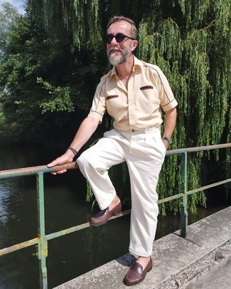 С чем носить лоферы за 50 лет мужчине