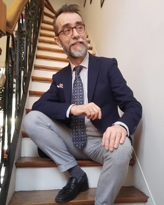 С чем носить лоферы за 50 лет мужчине