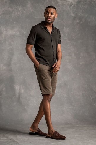 Как носить лоферы с шортами мужчине