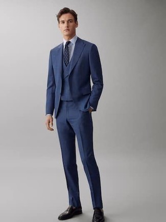 Как носить лоферы с костюмом-тройкой