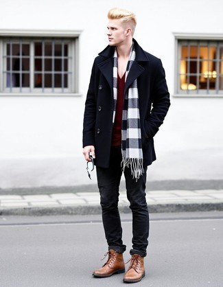 Как носить рубашку с длинным рукавом с джинсами мужчине