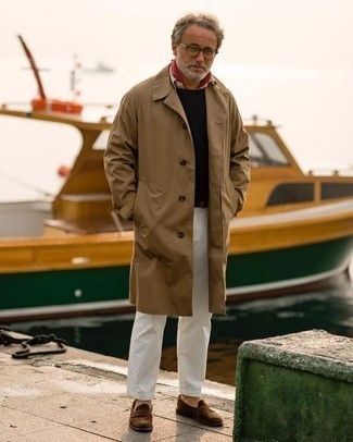 Как носить рубашку с длинным рукавом с плащом мужчине