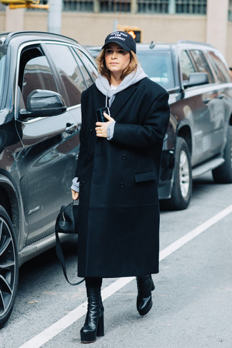 Как носить полусапоги с пальто