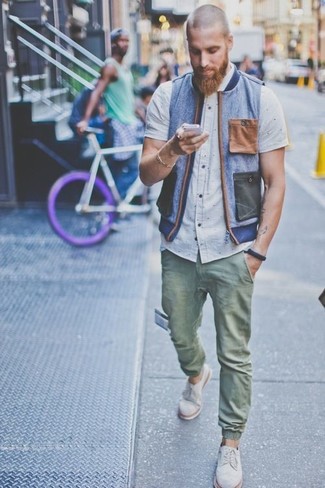 Какие туфли дерби носить с мятными брюками чинос