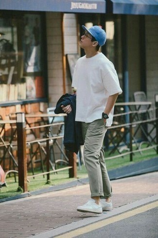 Какие куртки-рубашки носить с мятными брюками чинос